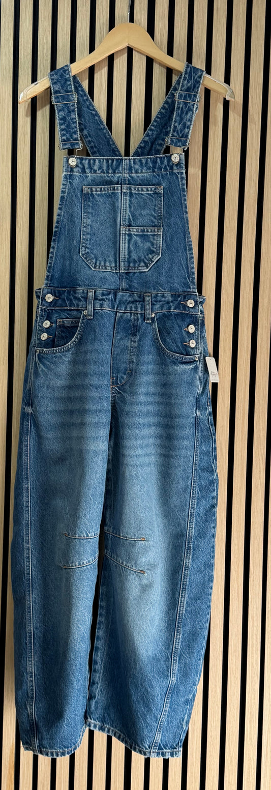 Free People - Good Luck Barrel Overalls