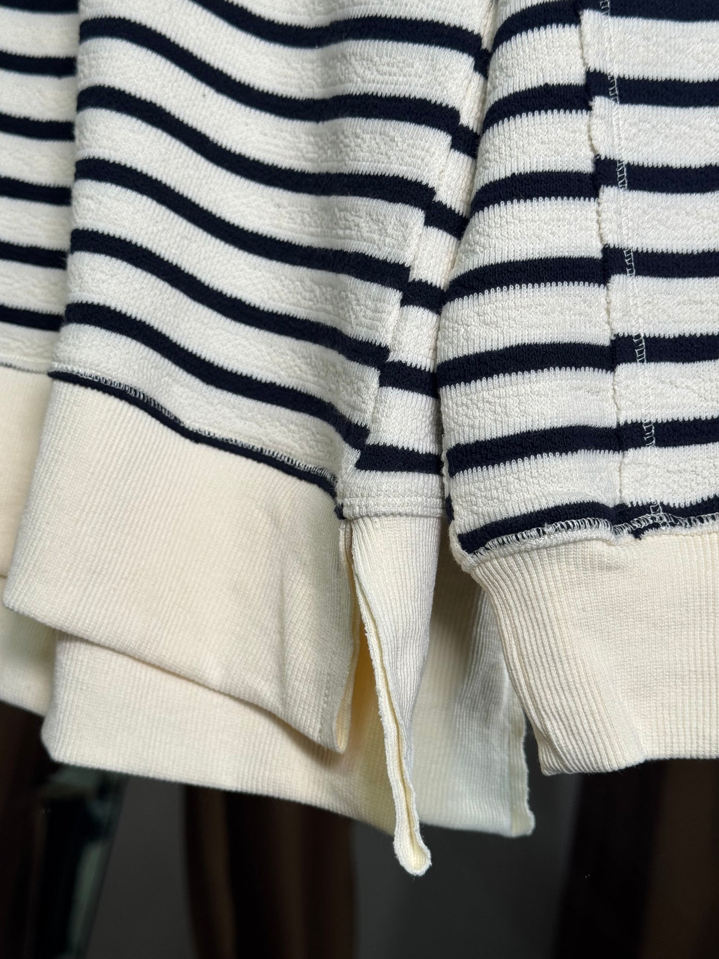 Wishlist Apparel - OVERSIZED STRIPED KNIT TOP