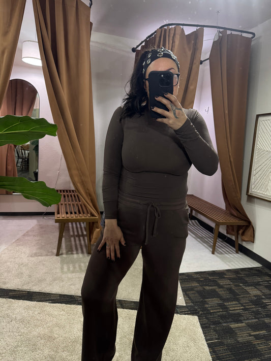 KIMBERLY C - Super Soft Air Scuba Wide Leg Pants