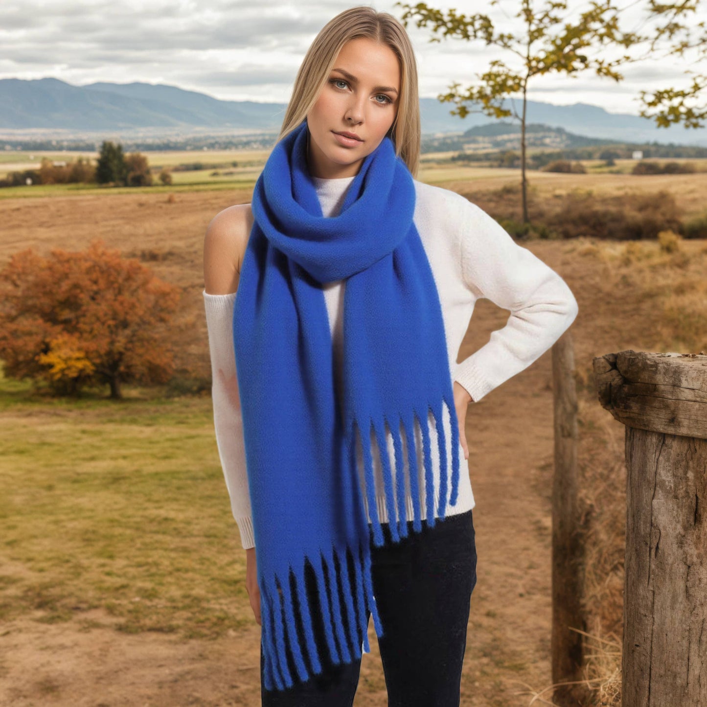 Oversized, Cozy Scarf
