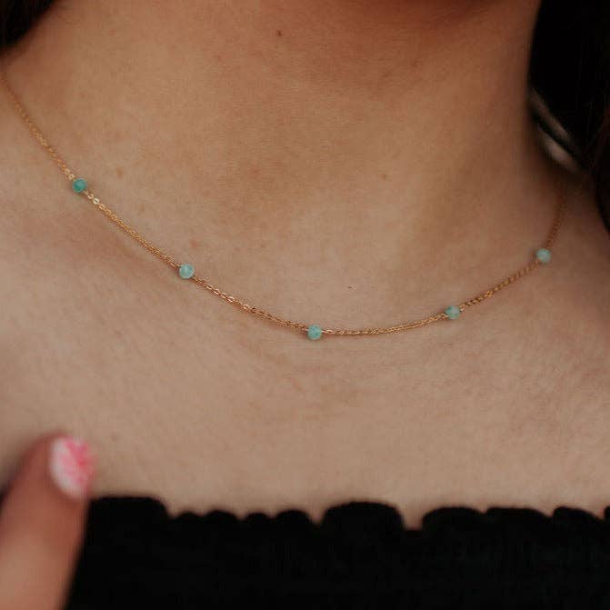 Well Spoken Necklace in Turquoise