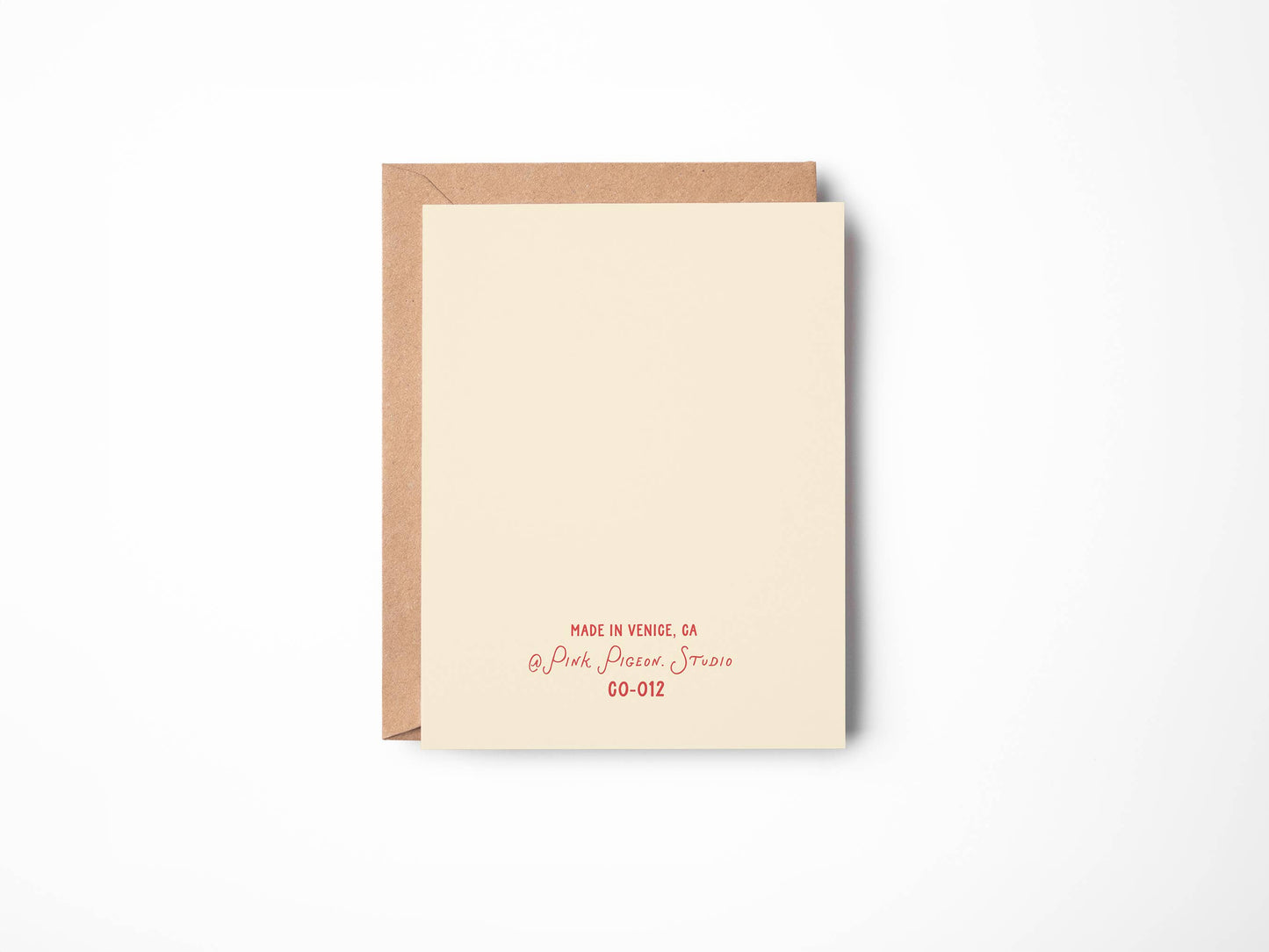 Pink Pigeon Studio - Ambitious Pigeon Card