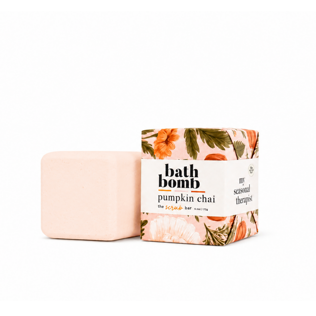 The Scrub Bar - Pumpkin Chai Bath Bomb