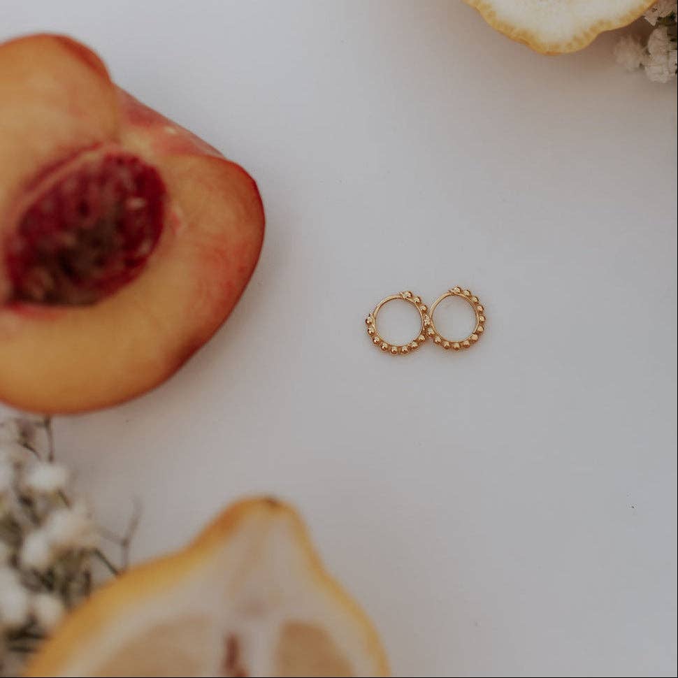 Mauve Jewelry Co. - Goldie Dot Hoops