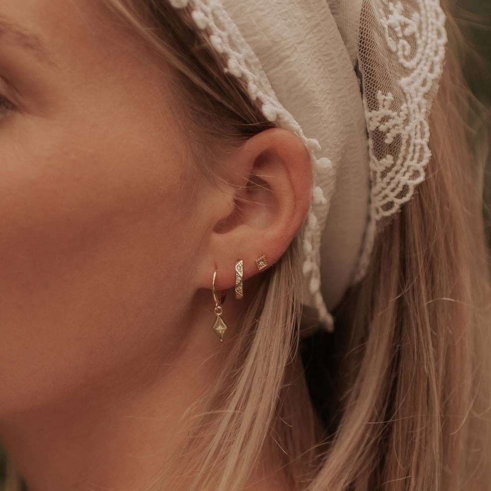 Mauve Jewelry Co. - Georgia Diamond Hoops