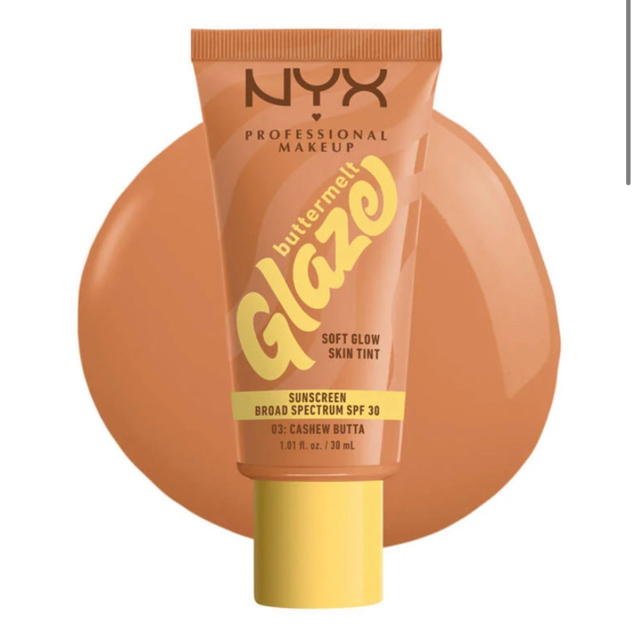 NYX Buttermelt Glaze soft glow skin tint SPF 30