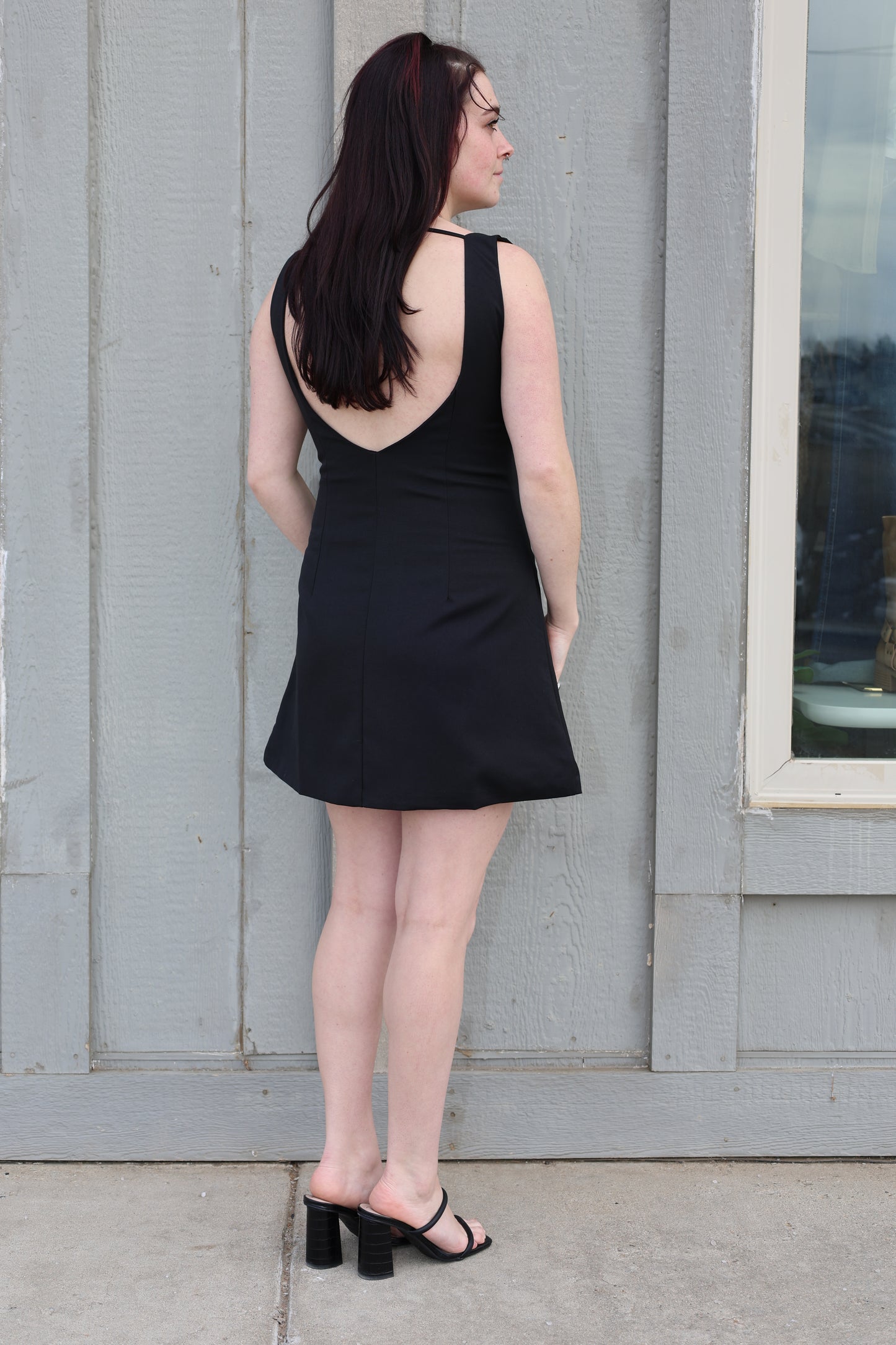 TICTOC - Aleina Low-back Perfect Mini Dress