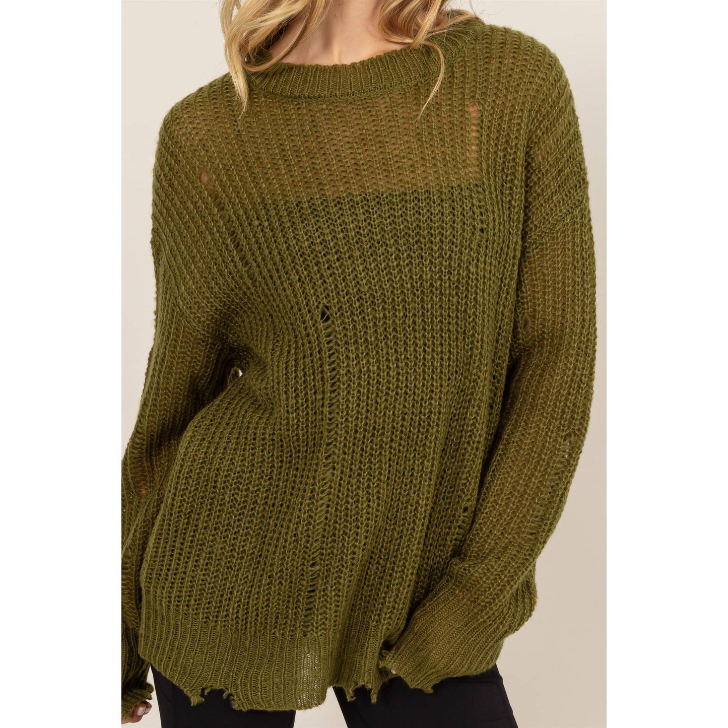 HYFVE - Distressed Knit Sweater