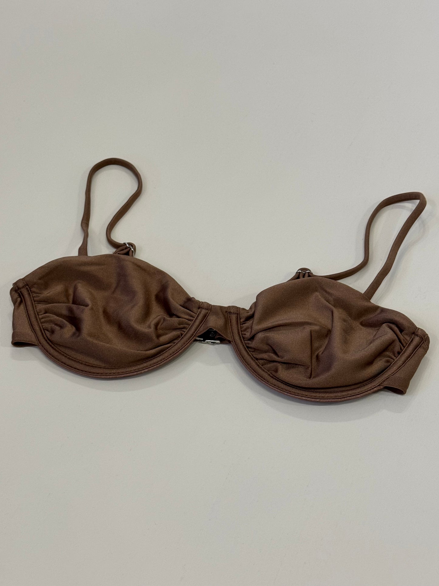 Sundaze Brunch - Shimmery Brown Bikini Top