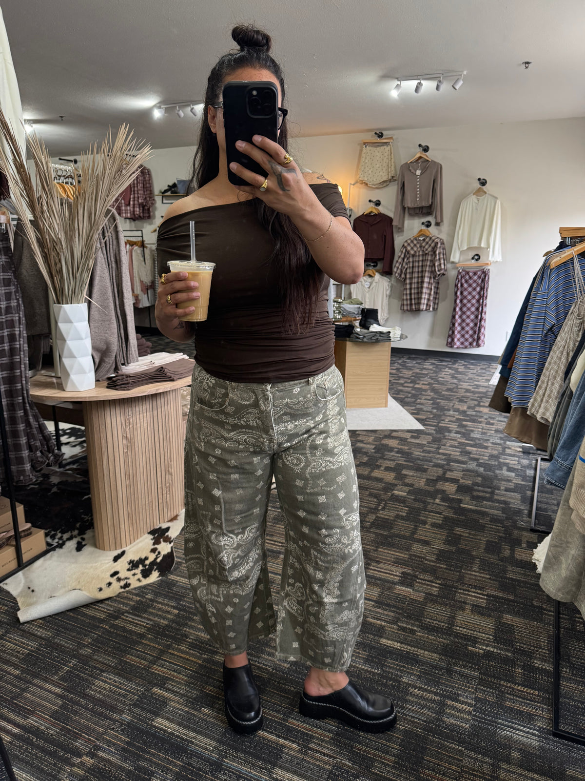 Lena chunky mule