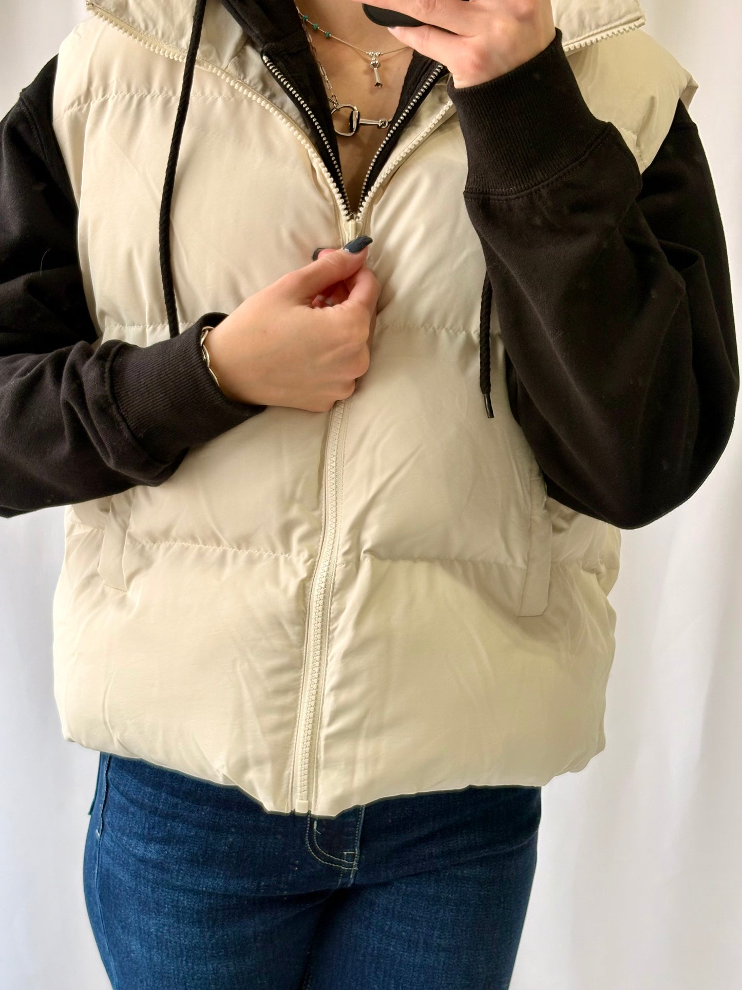 Bluivy - ZIPPER FRONT PUFFER VEST