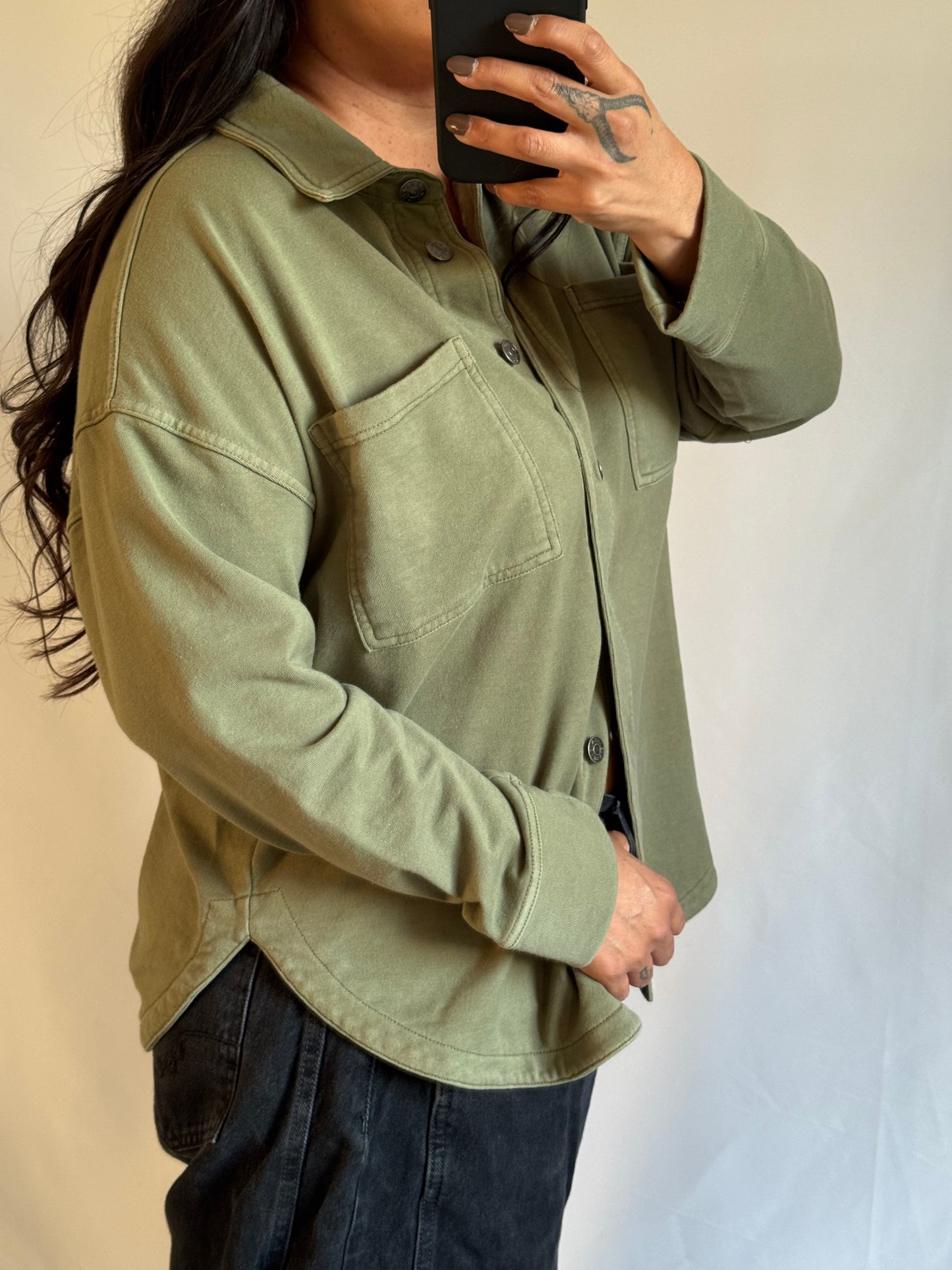 Meet Me There Oversized Shacket