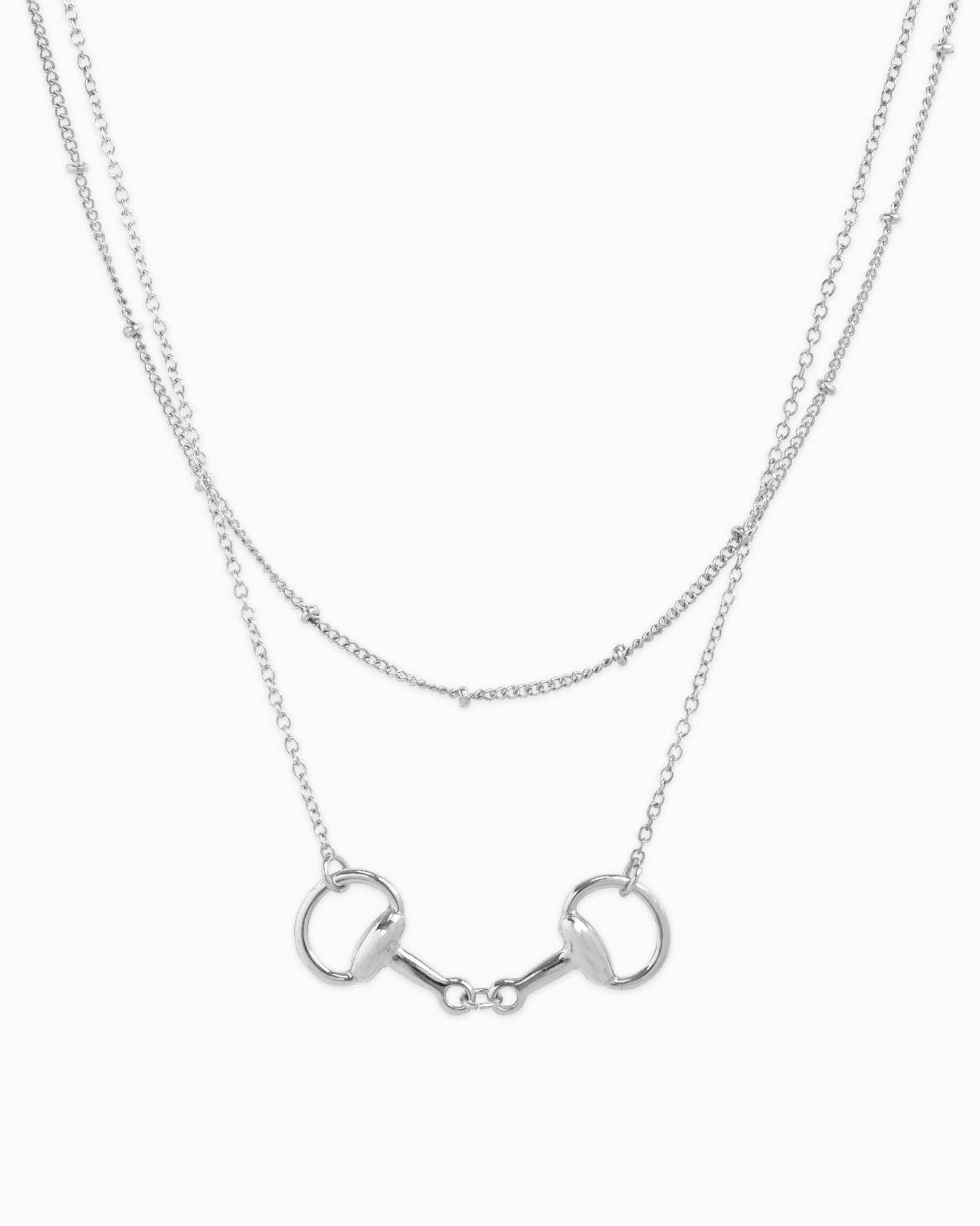 Sessori - Layered Double Horsebit Necklace