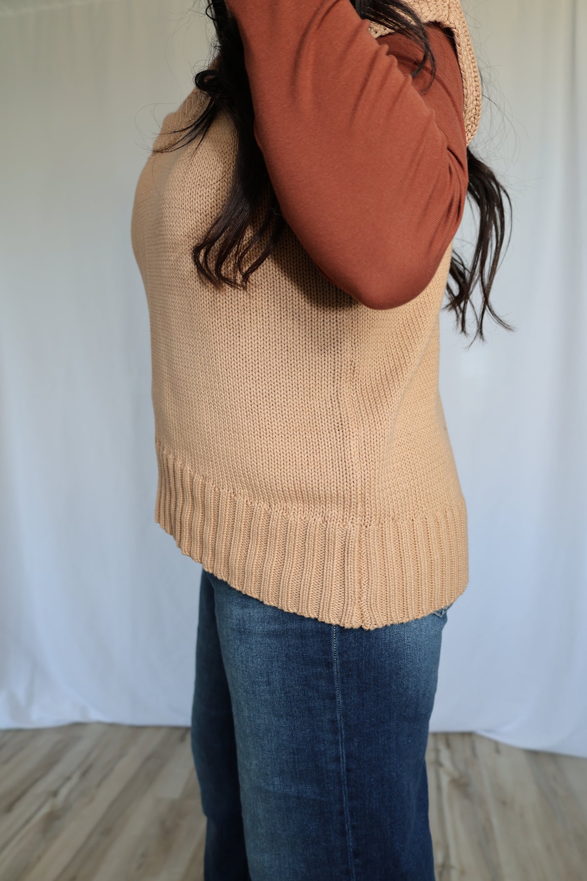 Where Do I Sign chunky knit sweater vest