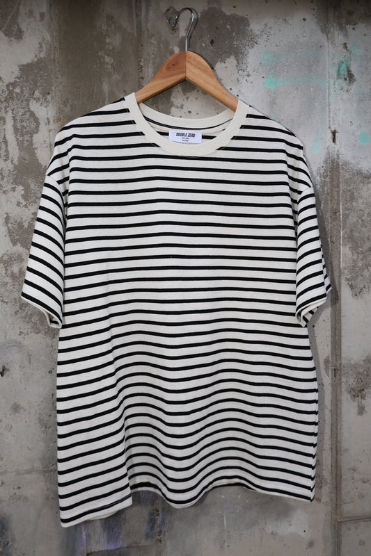 Hyfve - Black & White Striped Tee 100% cotton