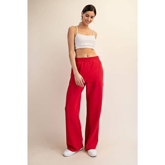 Rae Mode - MODAL SCUBA PIPING STRAIGHT PANT