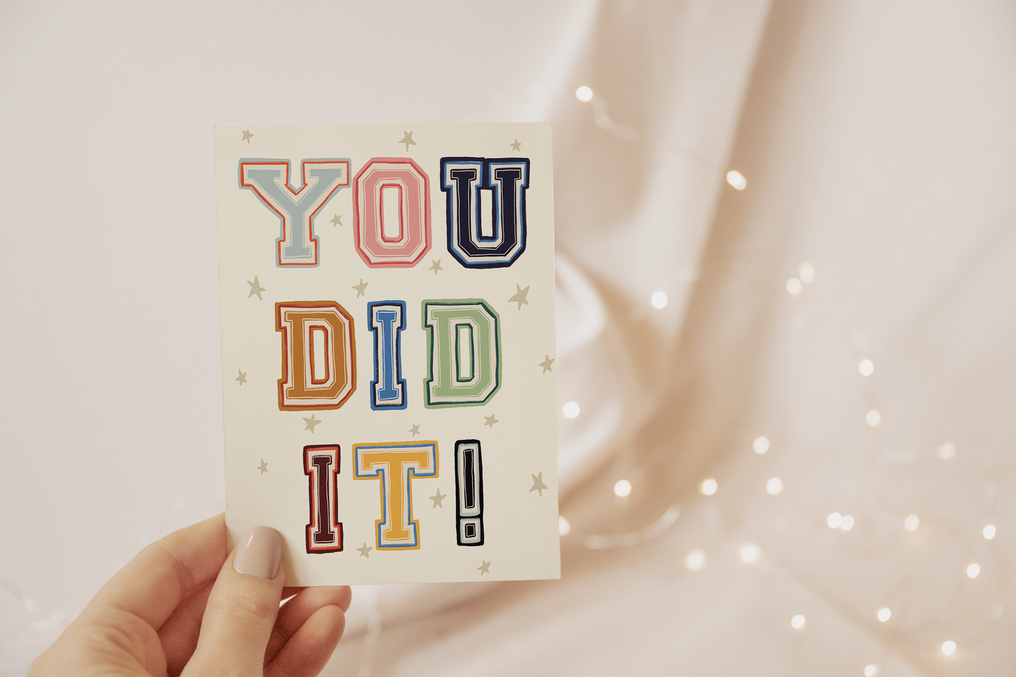 Pink Pigeon Studio - You Did It Card