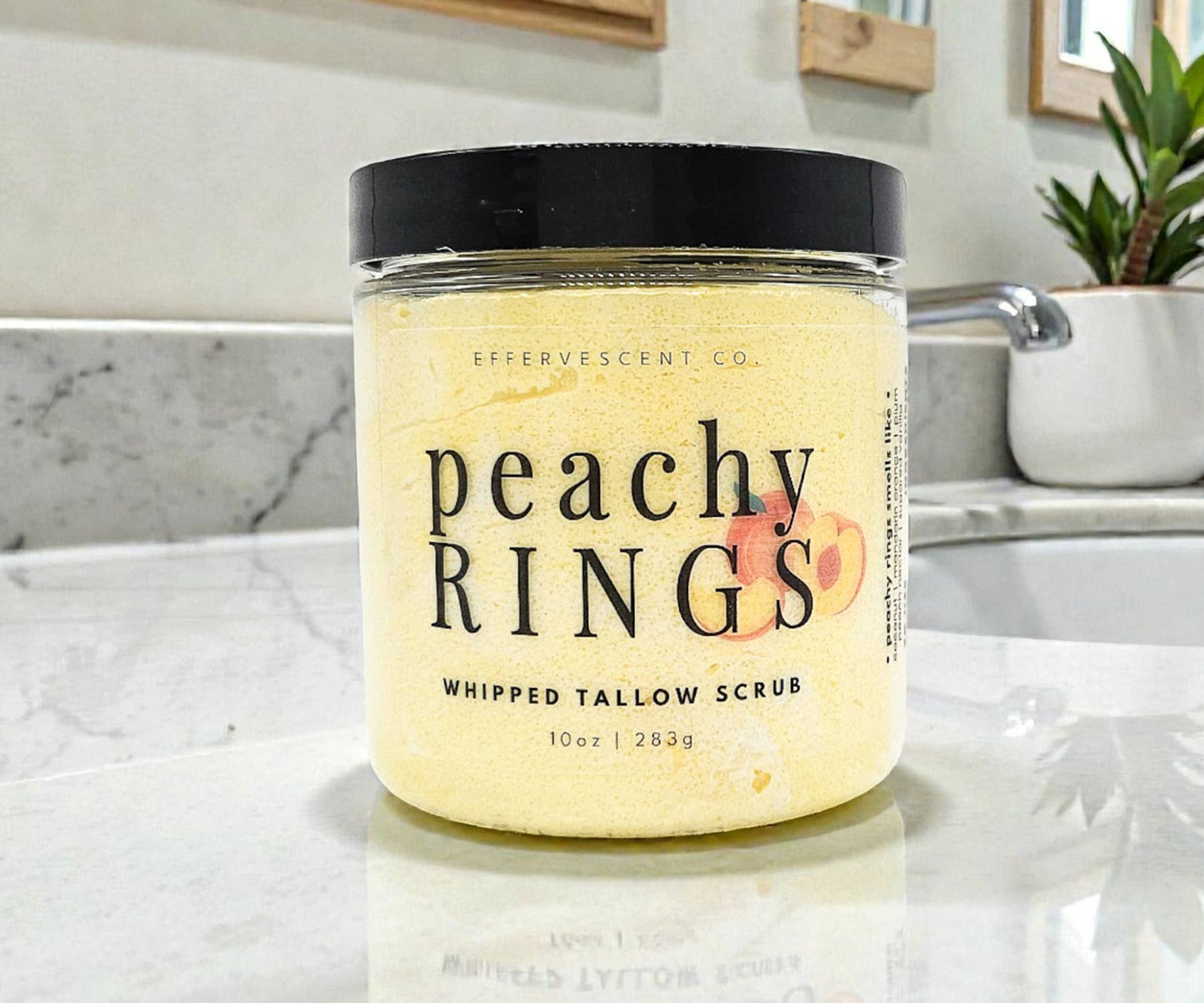 Effervescent Co. - Peachy Rings | Whipped Tallow Scrub