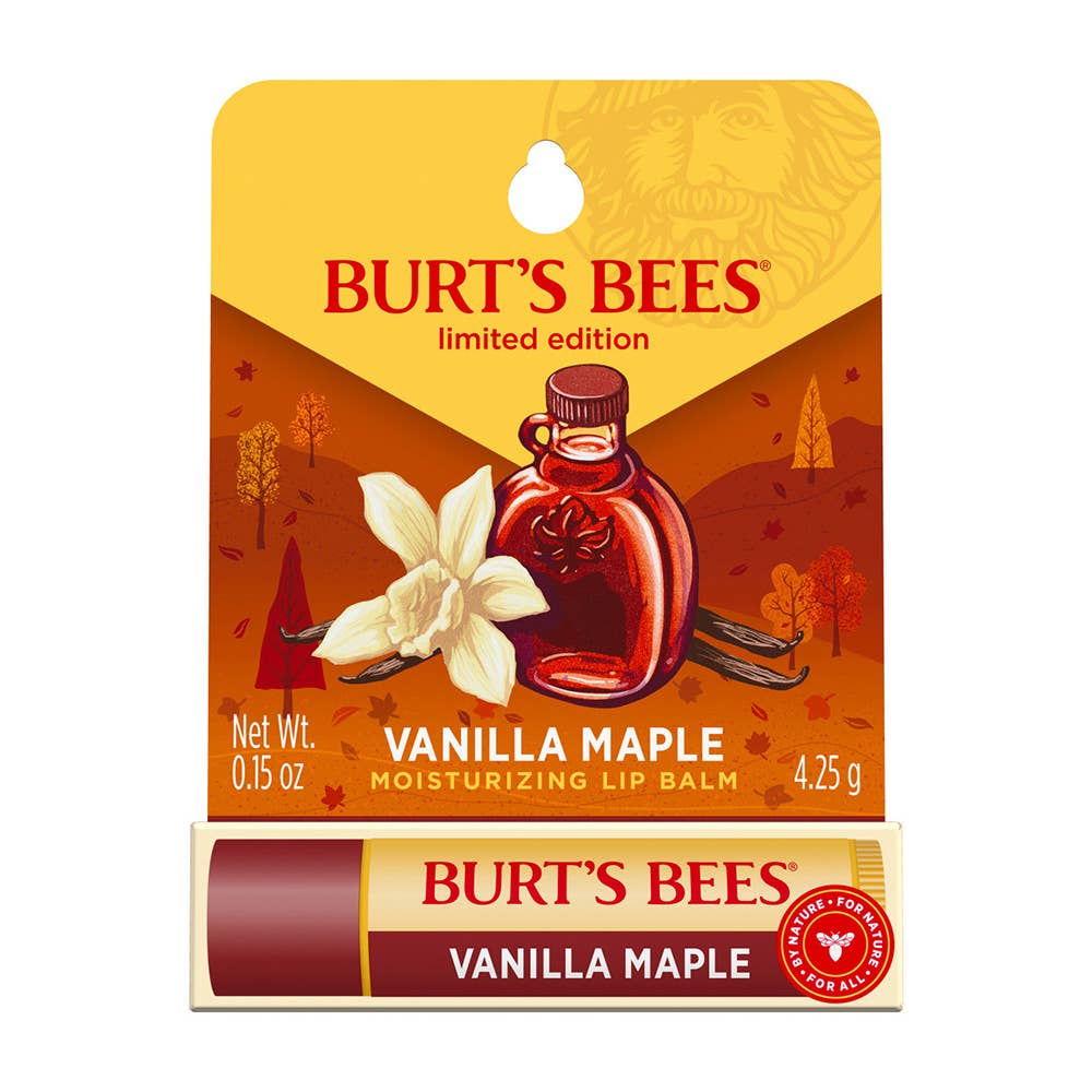 Burt's Bees - Holiday Vanilla Maple Lip Balm 0.15 Oz. Blister Box
