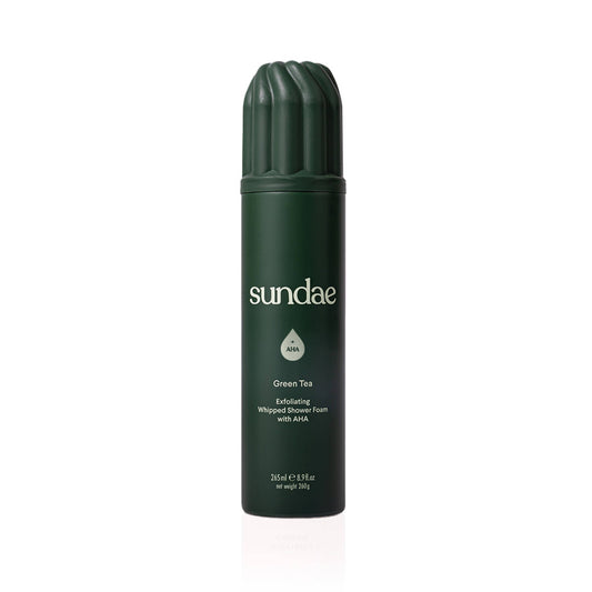 sundae body - Whipped Shower Foam Green Tea Exfoliating