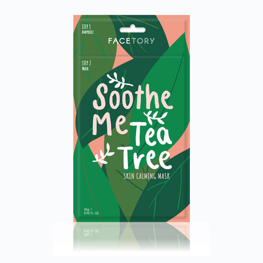 FaceTory - Face Mask - K-Beauty - 2-Step Clearing - Soothe Me Tea Tree
