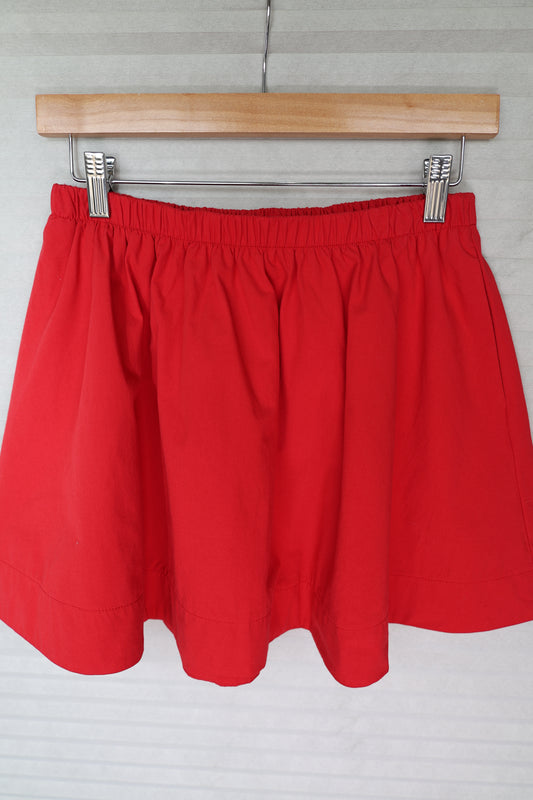 Hyfve - Red Skater Skirt w/ Pockets 100% Cotton
