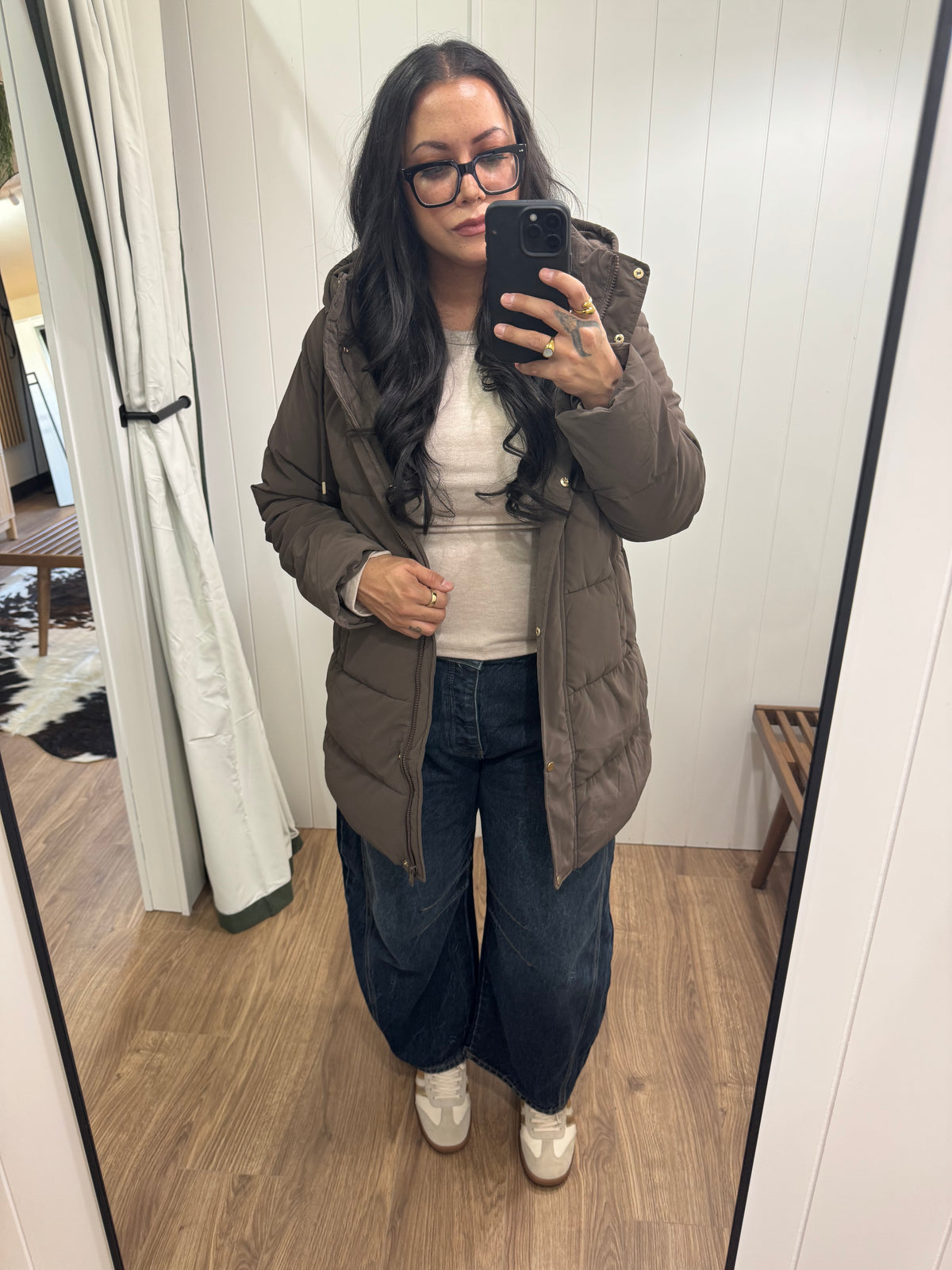 Last Minute Plans long hoodie coat