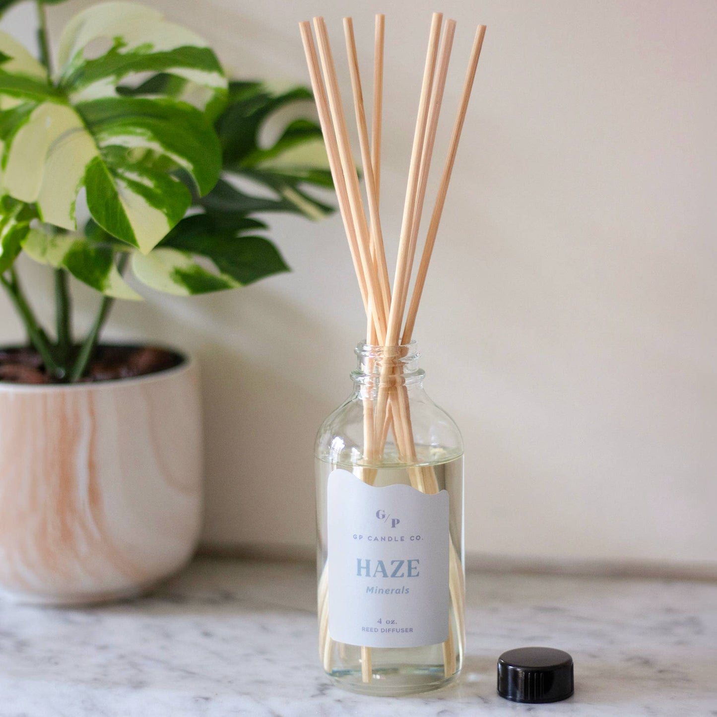 GP Candle Co. - Haze 4 oz. Hue Reed Diffuser (Minerals)