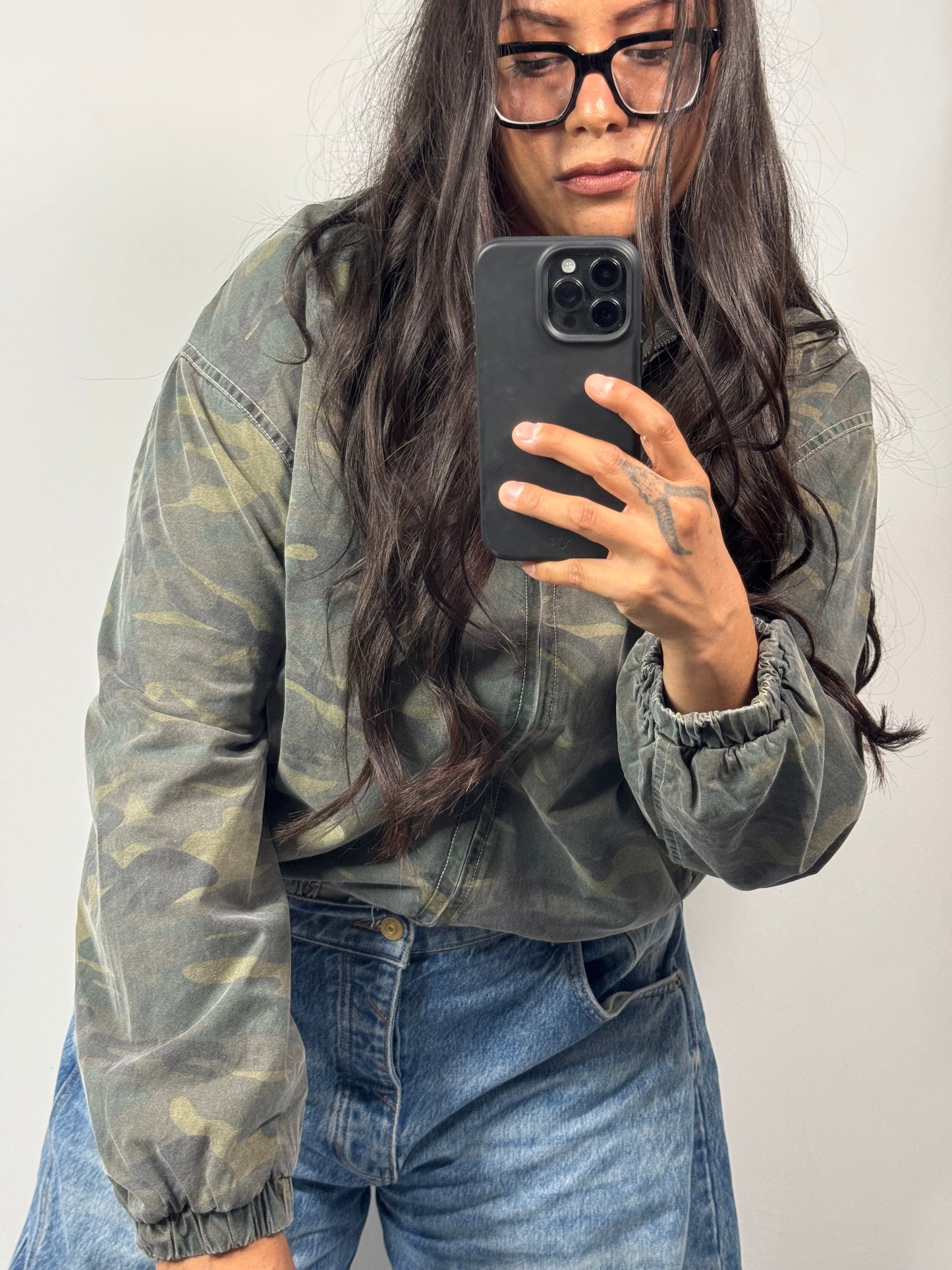 Hyfve - Camouflage Zip-Up Jacket