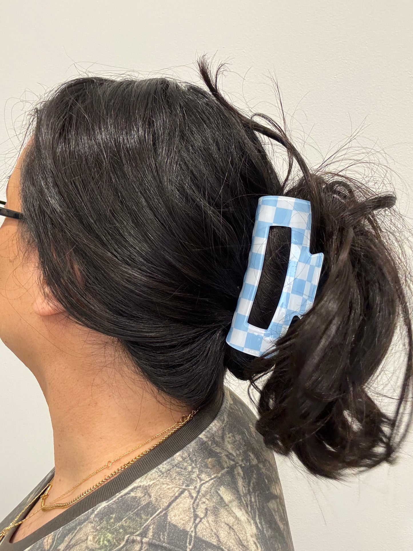 Josslyn - Checker hair clip