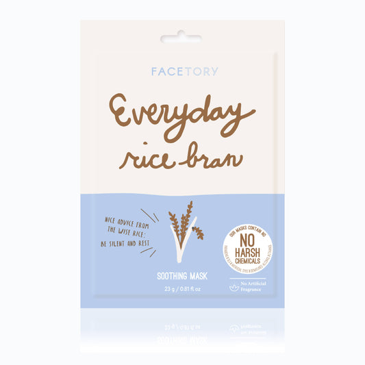 FaceTory - Face Mask - Korean Beauty - Soothing - Everyday - Rice Bran