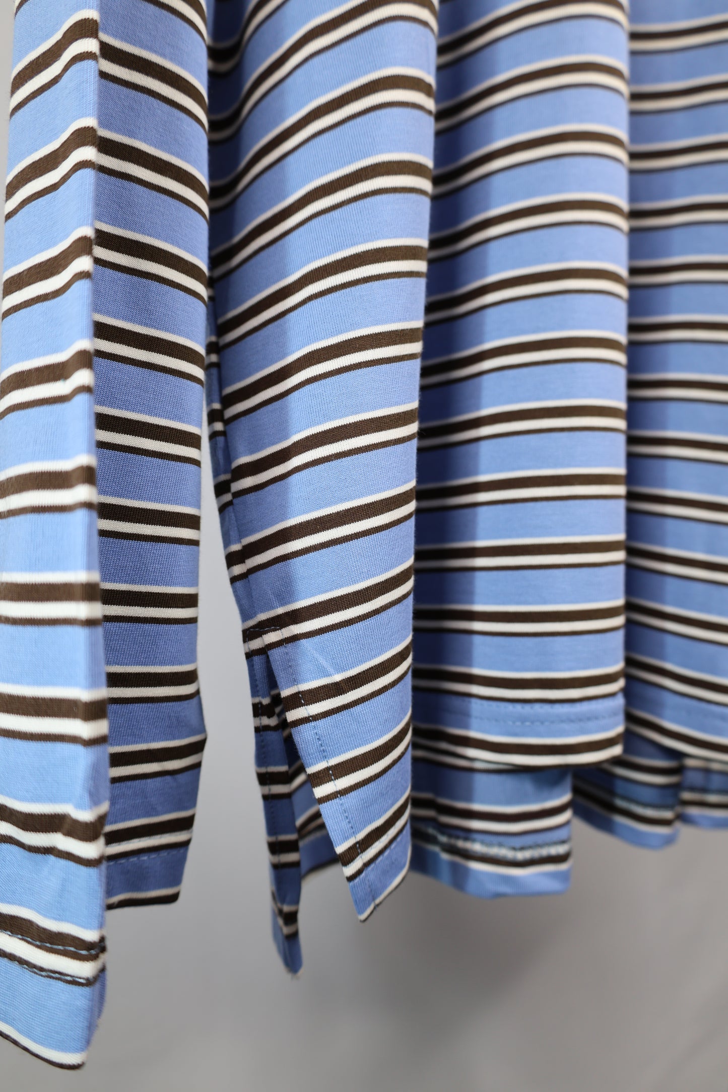 Turn It Up stripe long sleeve crewneck top