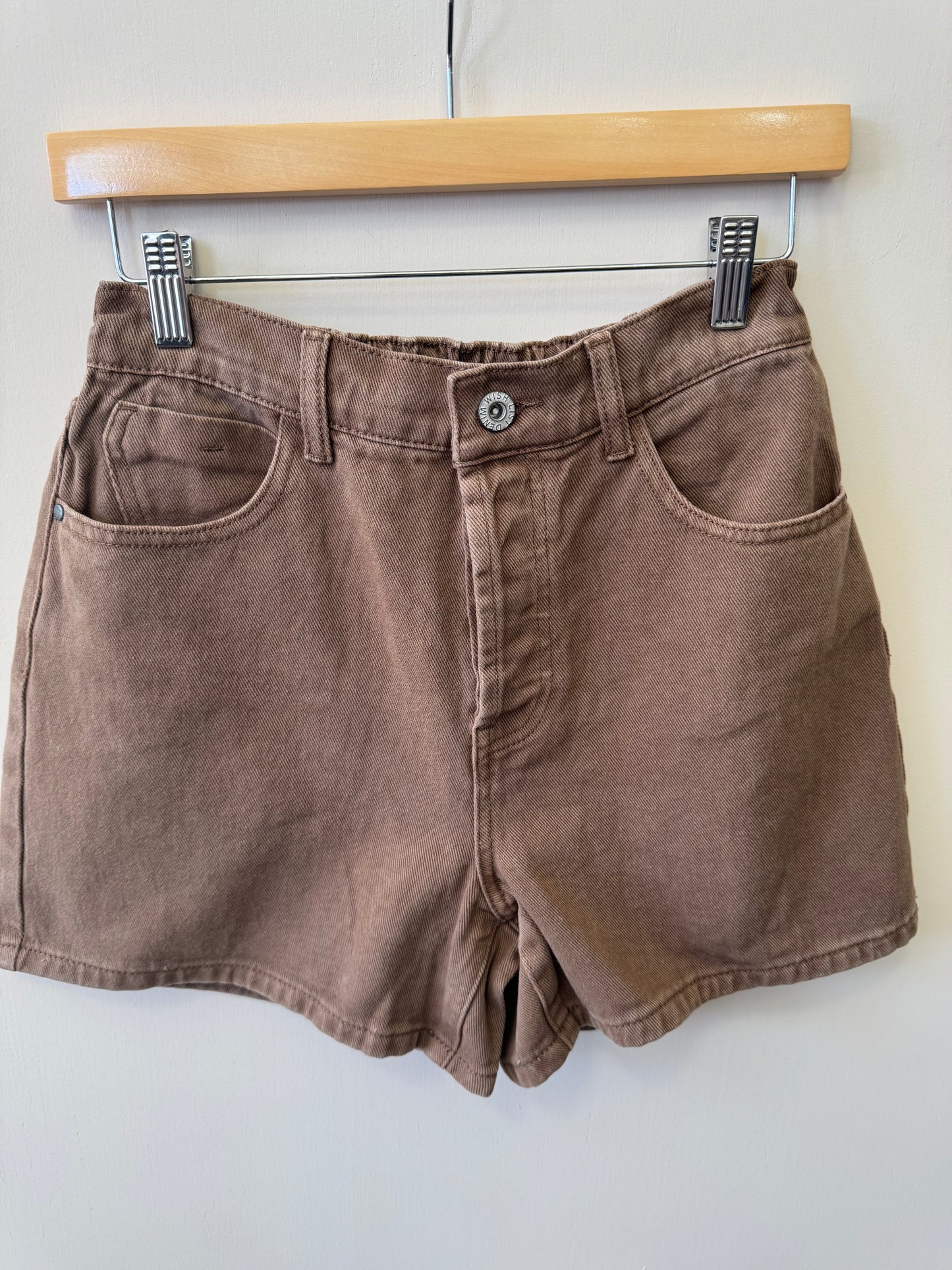 Wishlist - Brown Classic Denim Shorts 100% Cotton