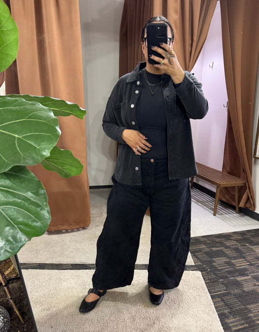 Free People Good Luck mid rise barrel jeans