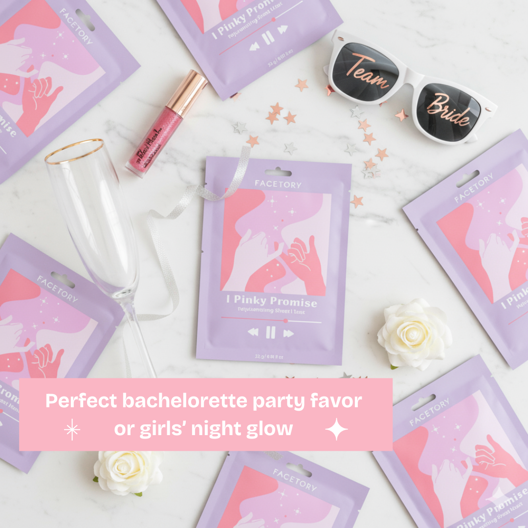 FaceTory - Face Mask - K-Beauty - Bachelorette Party - I Pinky Promise