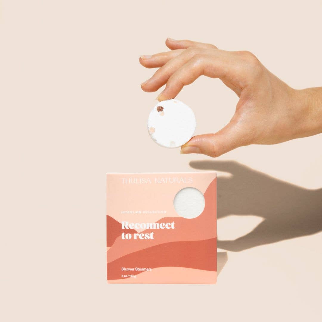 Thulisa Naturals™  | Bath + Body - Shower Steamers | Patchouli + Lime | 4 pack gift set