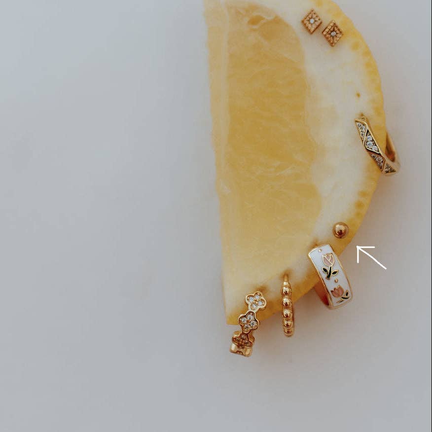 Mauve Jewelry Co. - Goldie Dot Flat Back Studs