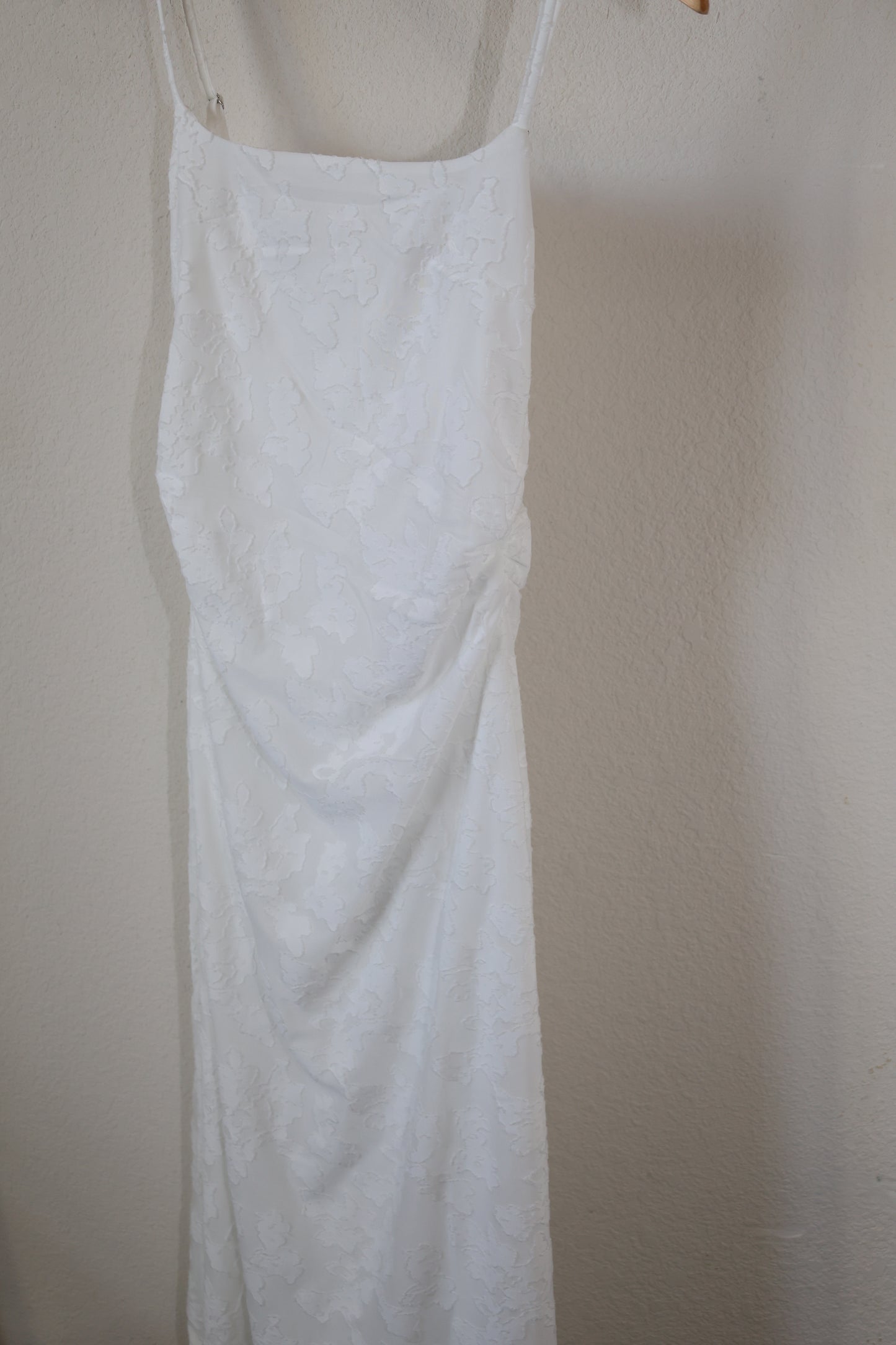 Able Maxi fitted texture dress