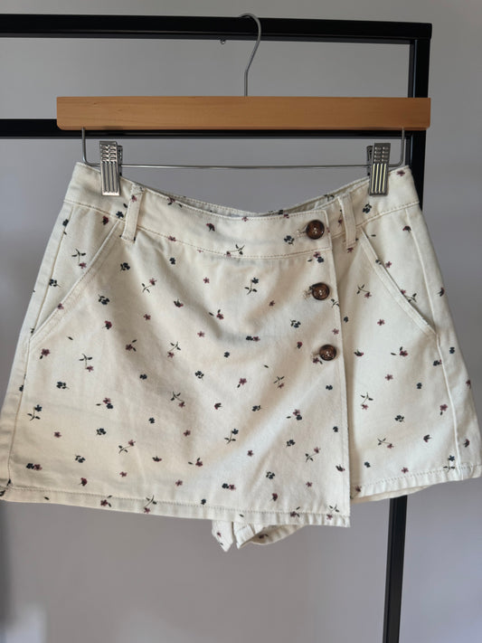 Miou Muse - Micro Floral Wrap Skort