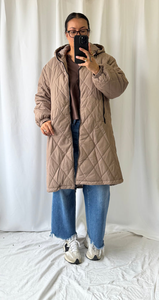 Bluivy - LONGLINE QUILTED PUFFER JACKET