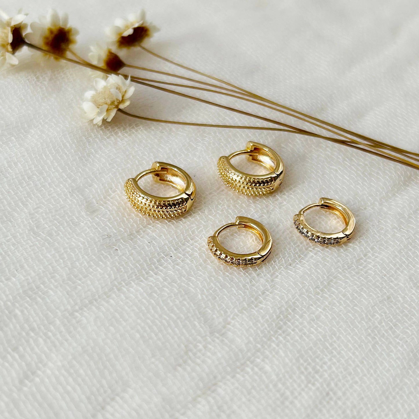 KARA | TOZER - Dainty Hoop Stacking Set #2