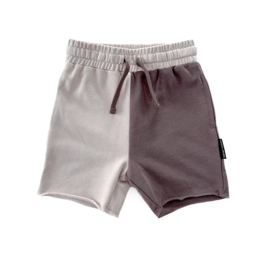 LENOX JAMES - COLOR BLOCK SHORTS - MOCHA