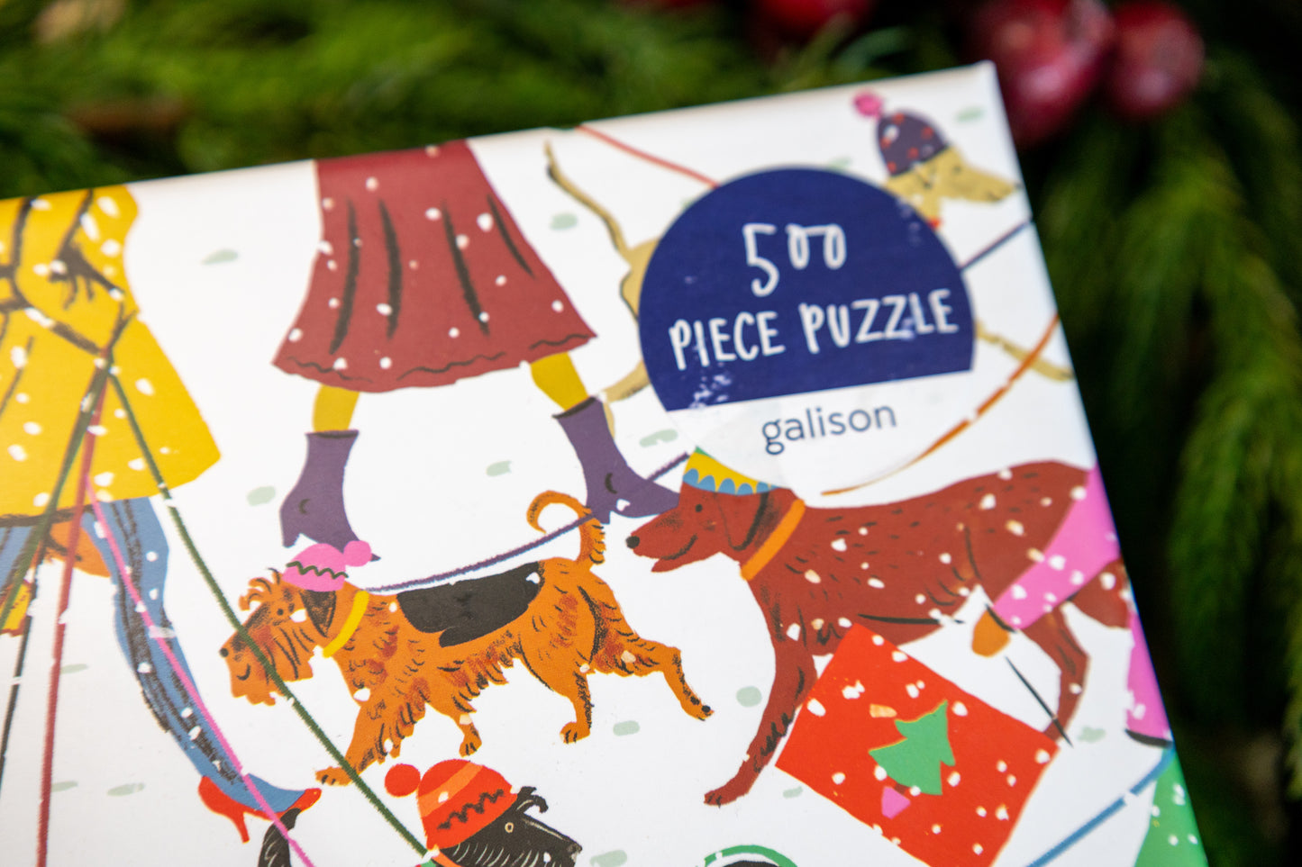 Chronicle Books - Winter Dogs 500 Piece Puzzle