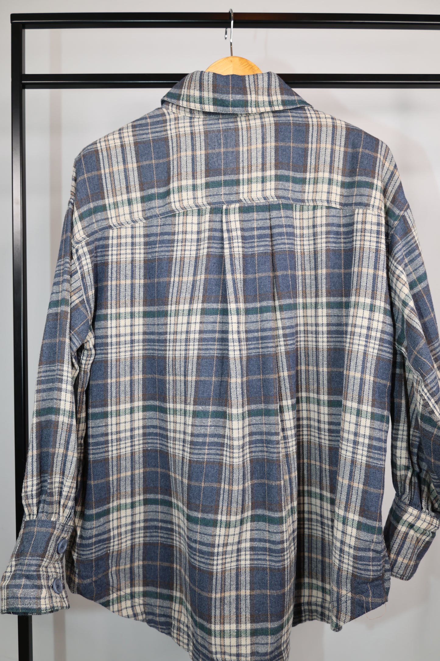 Mustard Seed - Brushed Plaid Oversized Layering Flannel