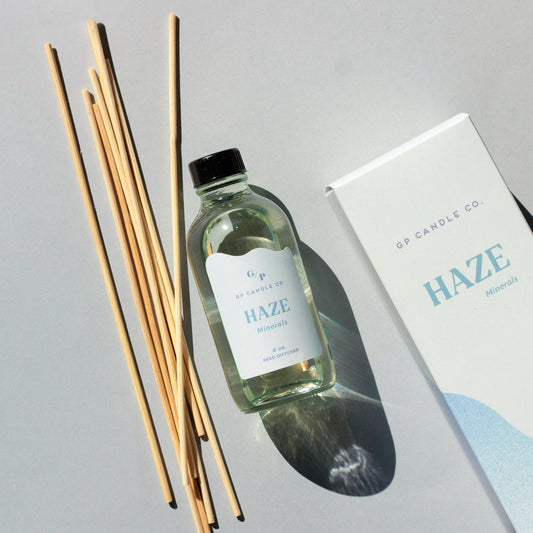 GP Candle Co. - Haze 4 oz. Hue Reed Diffuser (Minerals)