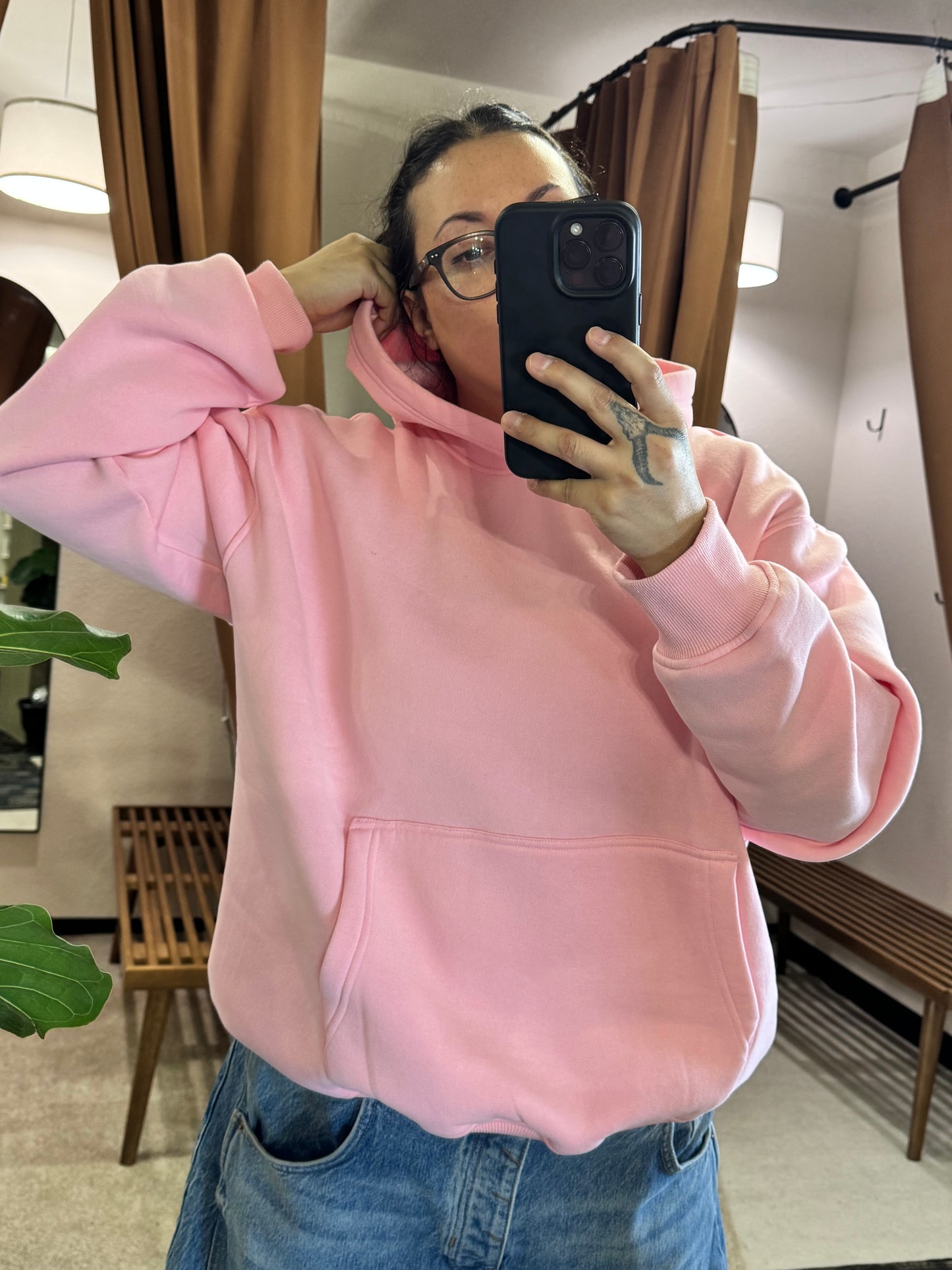 TICTOC - DAMI Cloud Fleece Classic Oversized Hoodie Kangaroo Pocket