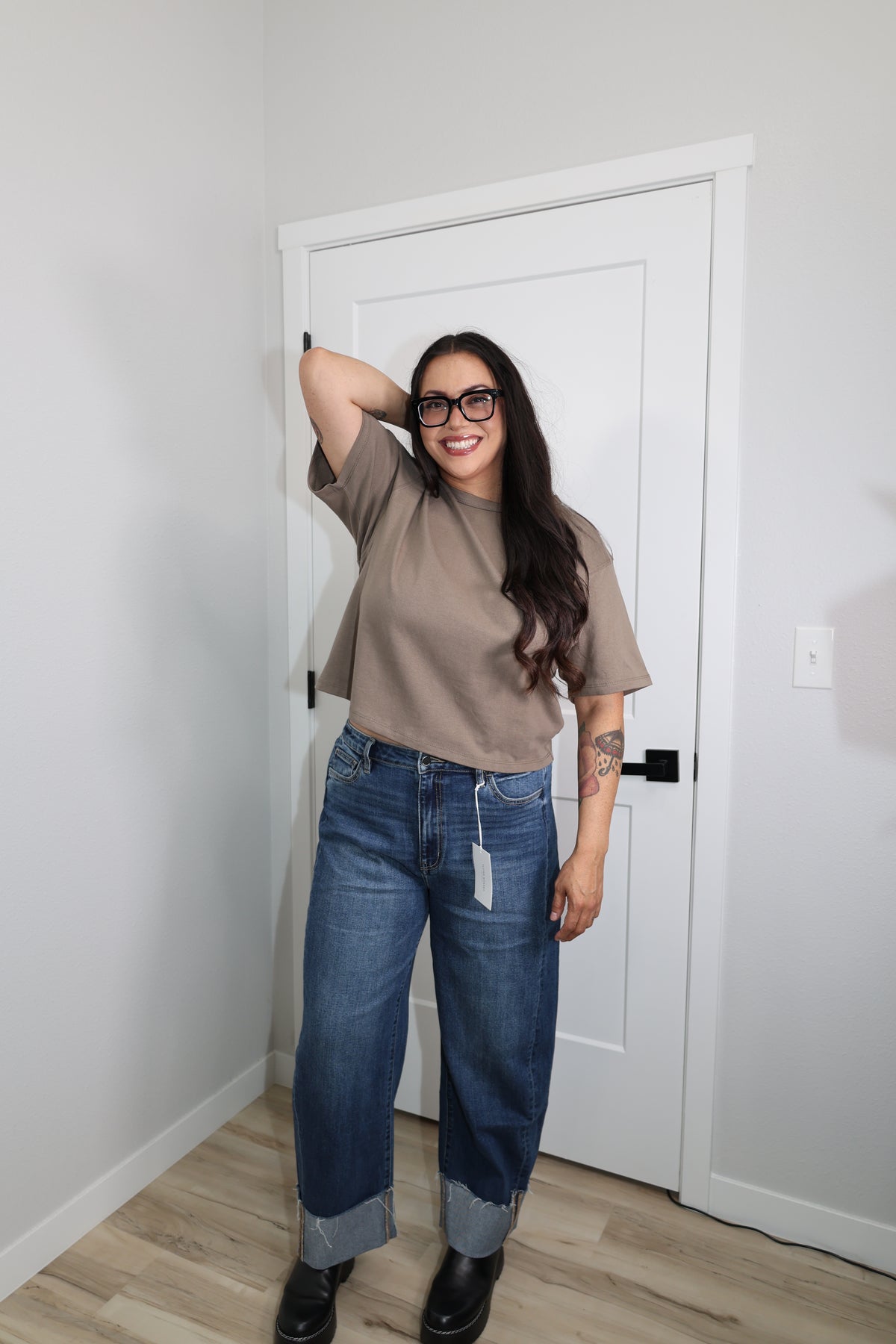 Had A Feeling short sleeve knitted top