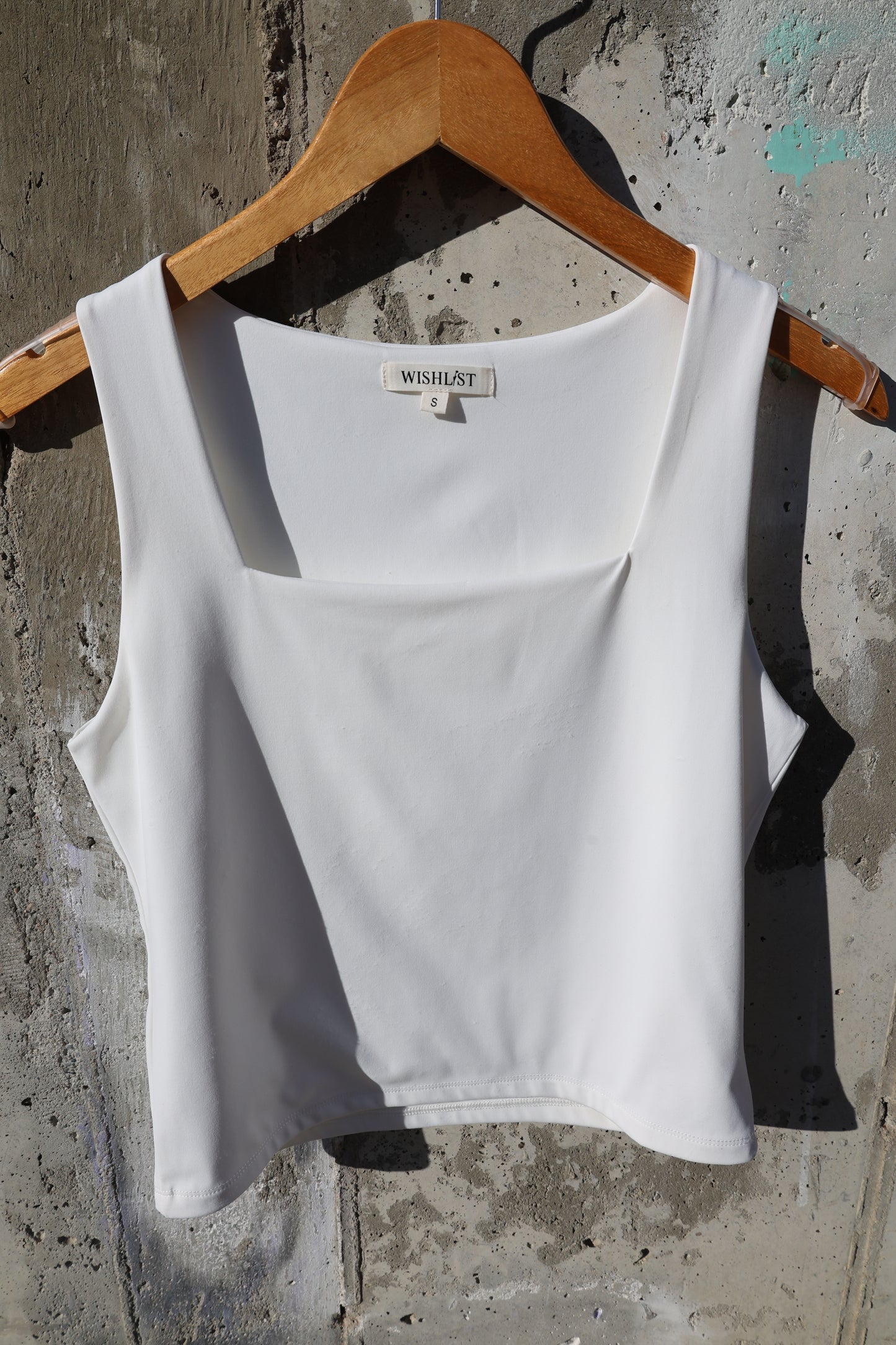 Wishlist - Double Lined Square Neck Tank
