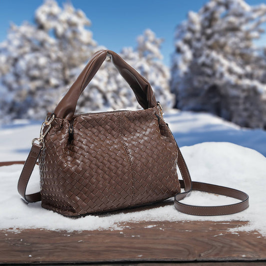Jen & Co. - Charity Woven Crossbody Bag