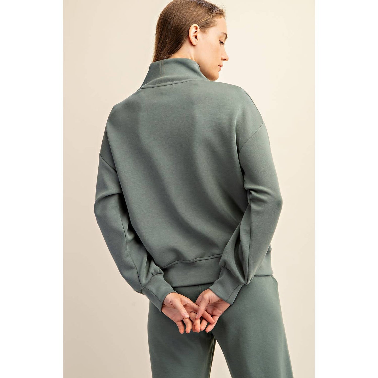 Rae Mode - MODAL SCUBA LUXE HALF ZIP JACKET